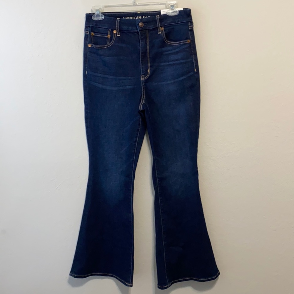 American Eagle Curvy Super High Rise Flare Jeans